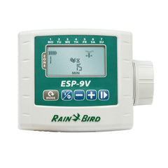 Rain Bird ESP9V2 front panel large LCD and easy icons for faster programming