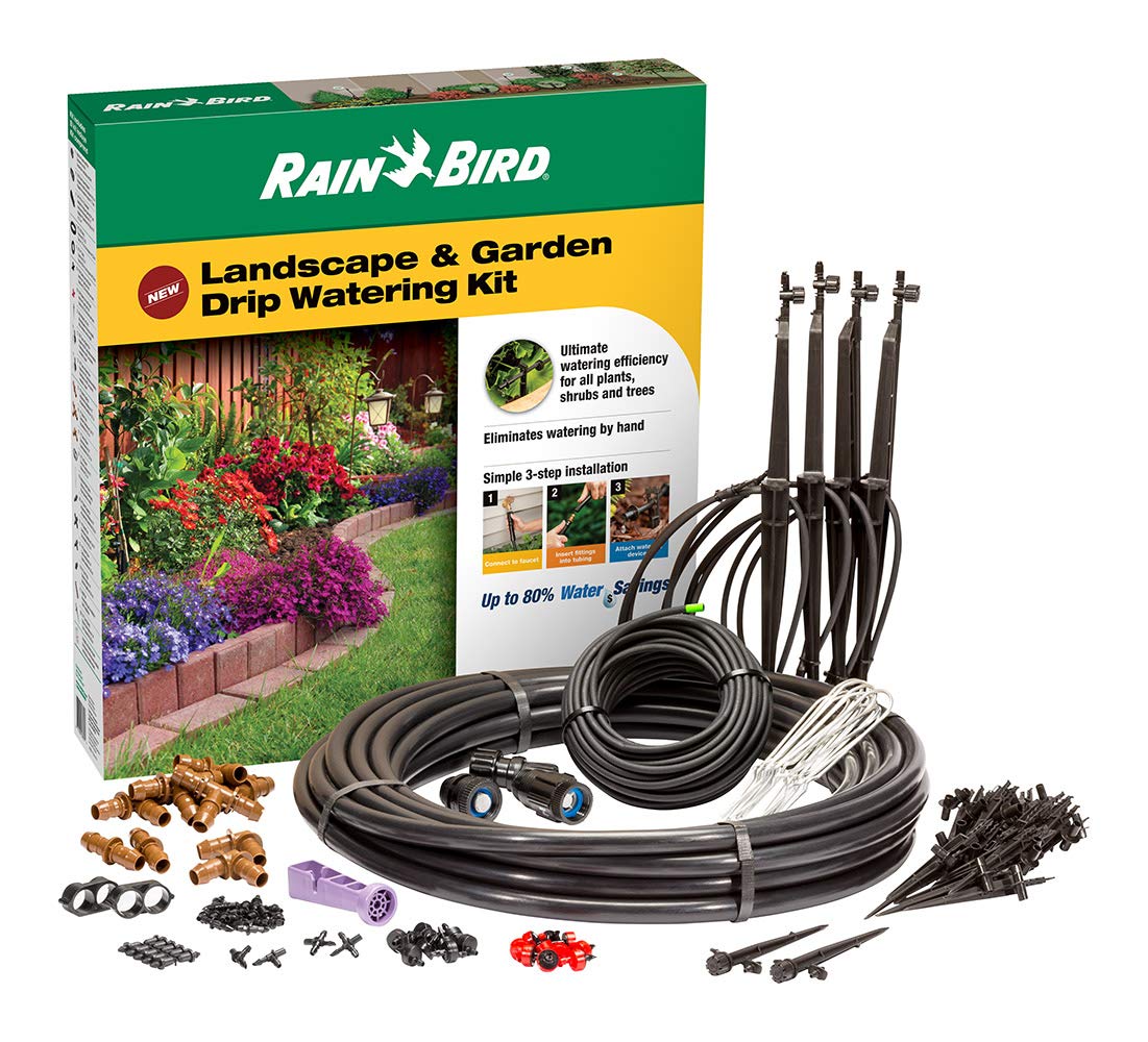 Rain Bird front packaging showing full 108-piece kit and benefits