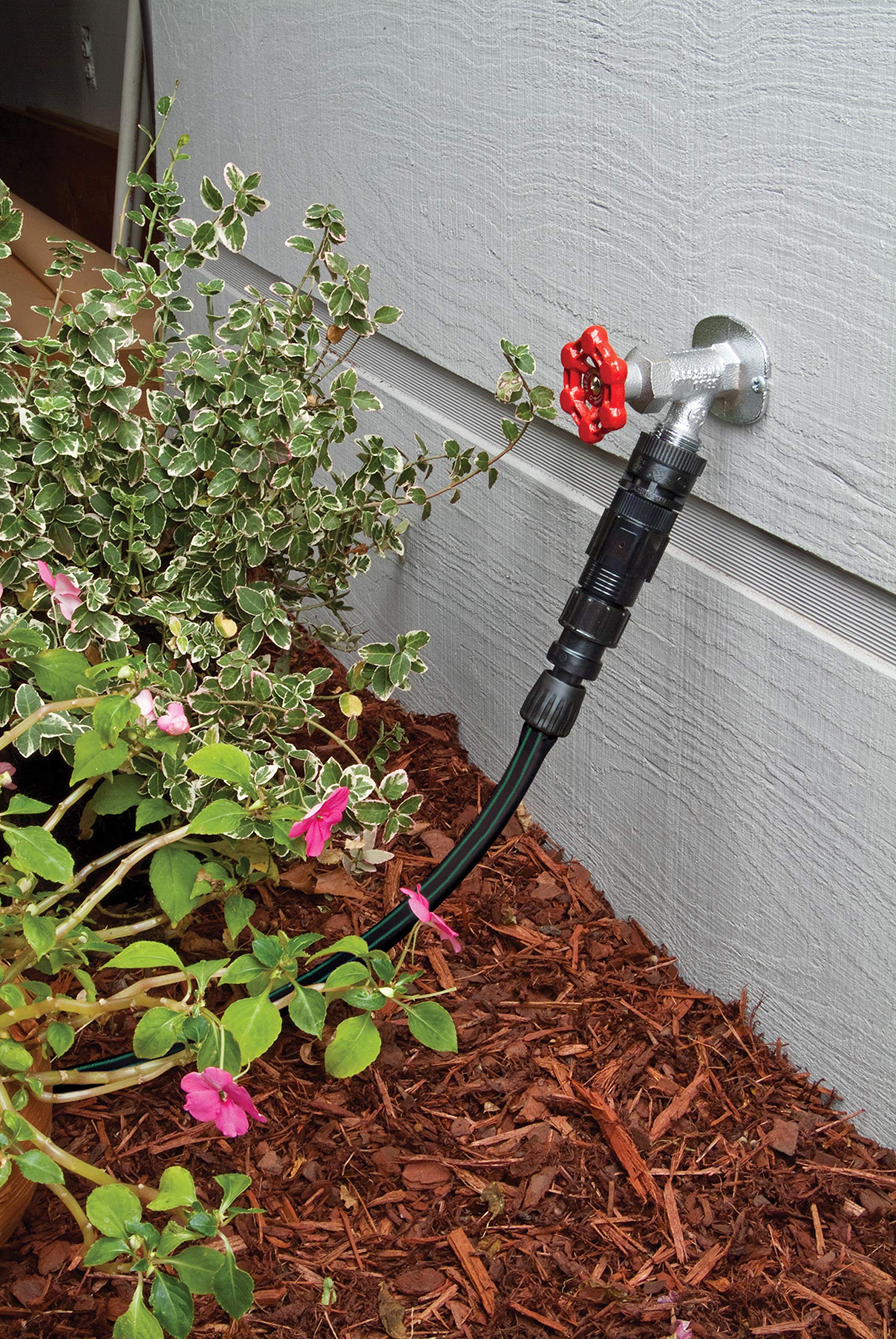 Rain Bird rolls of 1/2 inch and 1/4 inch tubing demonstrating flexibility