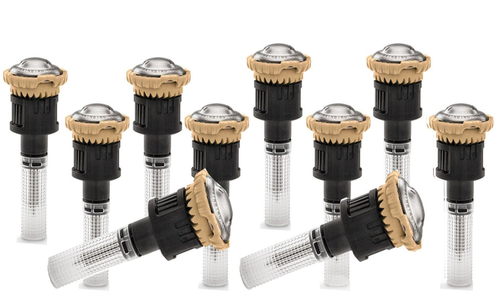 Rain Bird R-VAN 18 front view showing nozzle shape and easy adjustments for efficient watering