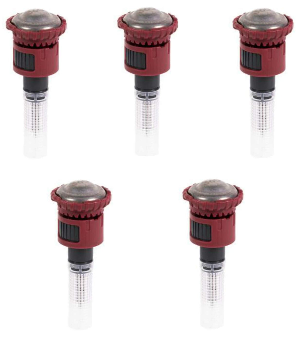 Rain Bird R-VAN24 front view showing five rotary nozzles and labeling for easy identification and retrofit benefit