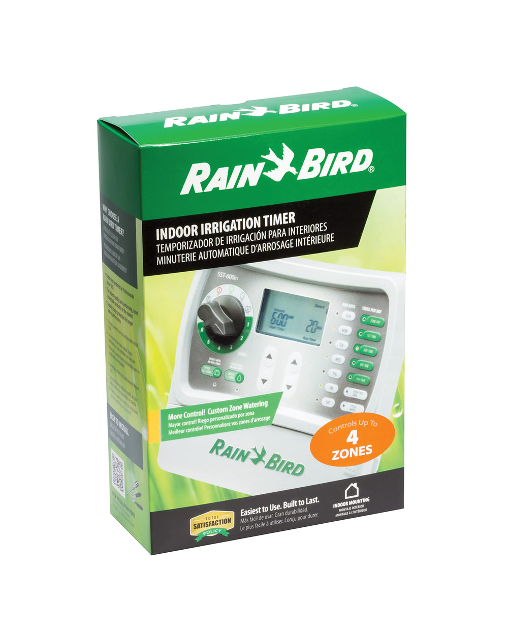 Rain Bird SST400IN installed in garage with transformer illustrating compact indoor setup