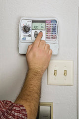 Rain Bird SST600IN close-up of dial and display for easy programming
