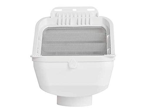 Rain Harvesting side profile highlighting slim design for easy downspout mounting