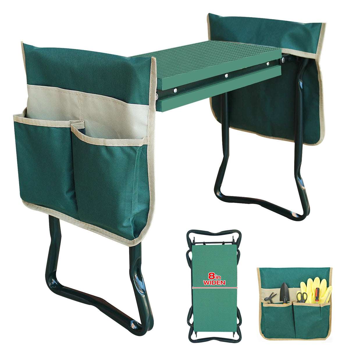 RAIN SPIRIT front view folded for compact storage and easy transport