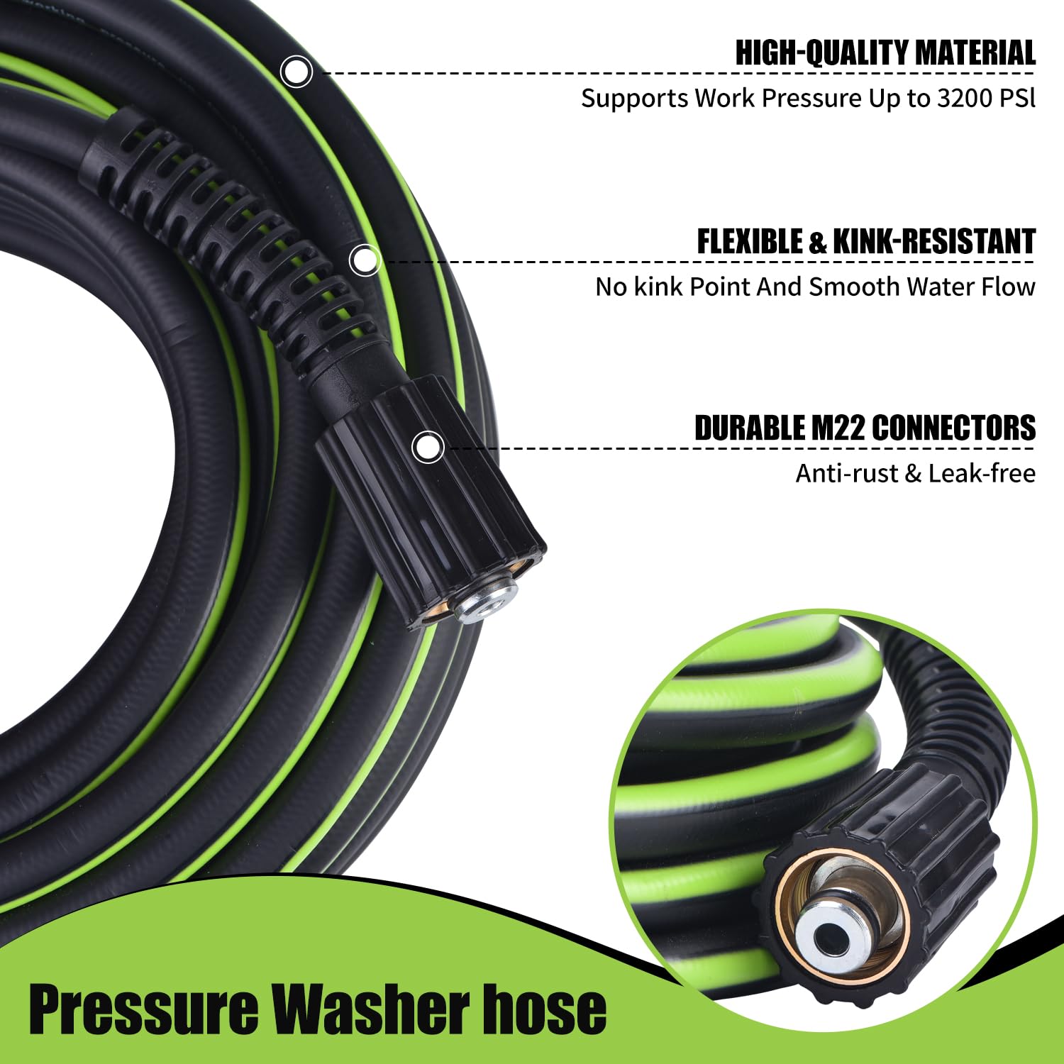 RainBello pressure washing a driveway, effective surface cleaning benefit