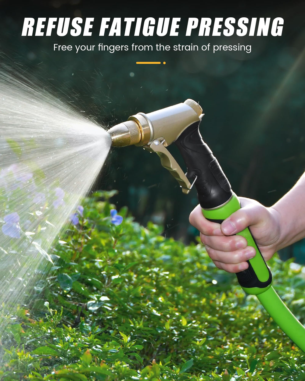 RAINPOINT nozzle washing a car showing strong cleaning power
