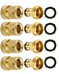 RAINPOINT front packaging showing 4-set brass quick connect kit for fast setup