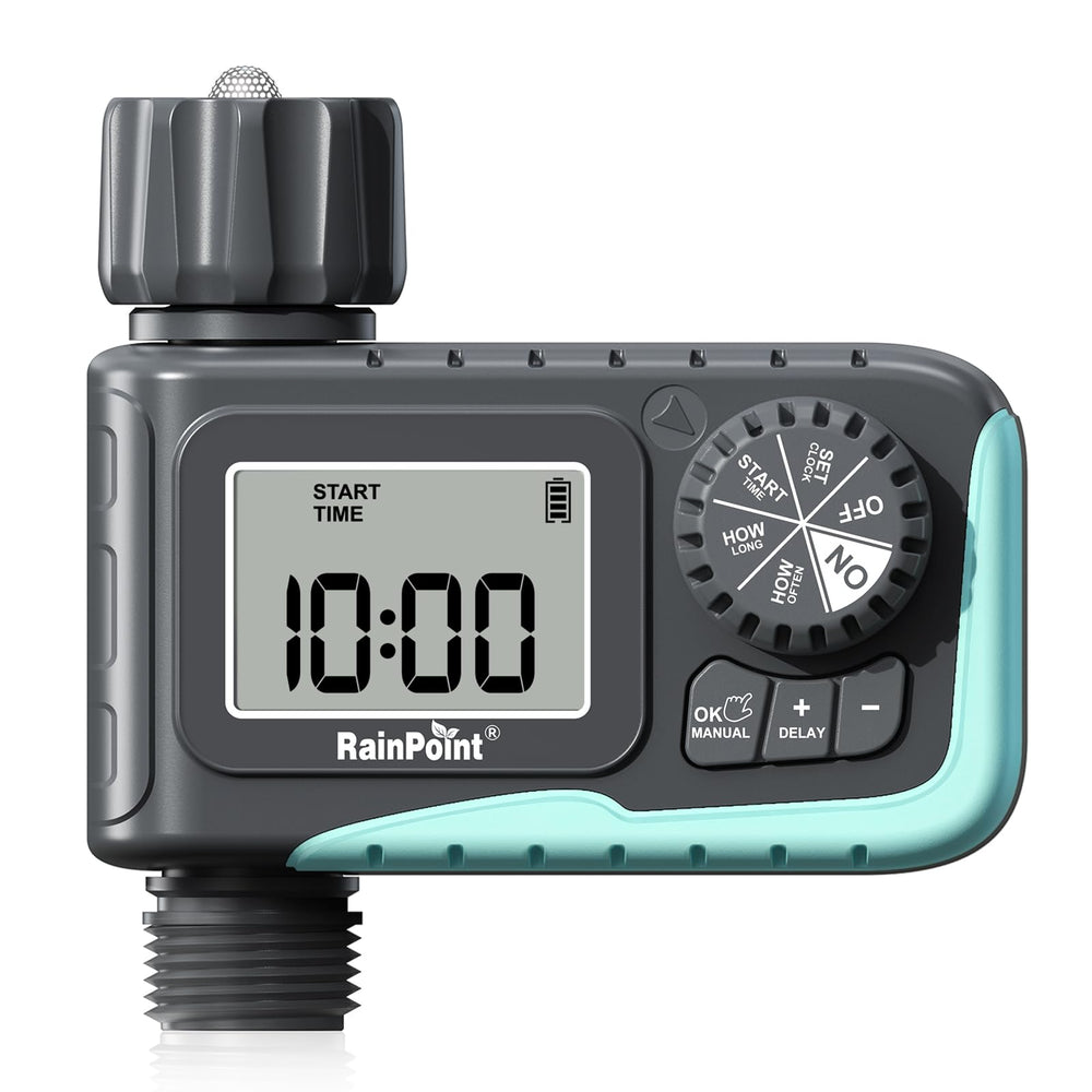 RAINPOINT front panel view showing controls and compact design for easy setup