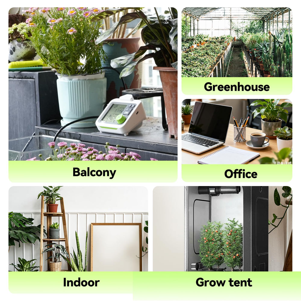 RAINPOINT system integrated in a herb garden demonstrating tidy automated care