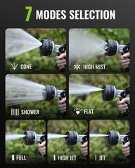 RAINPOINT nozzle spraying multiple patterns demonstrating adjustable modes benefit: versatile output