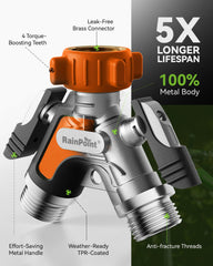 RAINPOINT long 2.05" side lever detail for one‑finger control when gloved