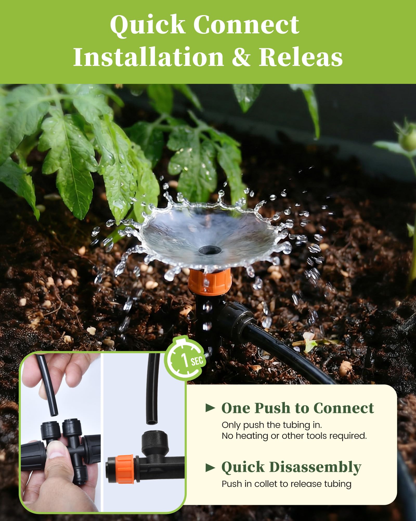 RAINPOINT vortex emitter detail illustrating spray option for surface coverage