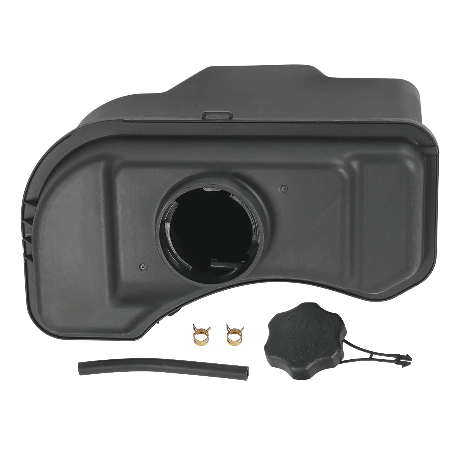 RALBDX front view fuel tank and cap showing replacement fit benefit
