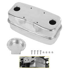 RALZAOTO front view muffler showing durable body and fit for quick replacement