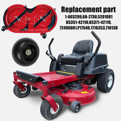 RANSOTO smooth tread detail that protects turf and rolls easily