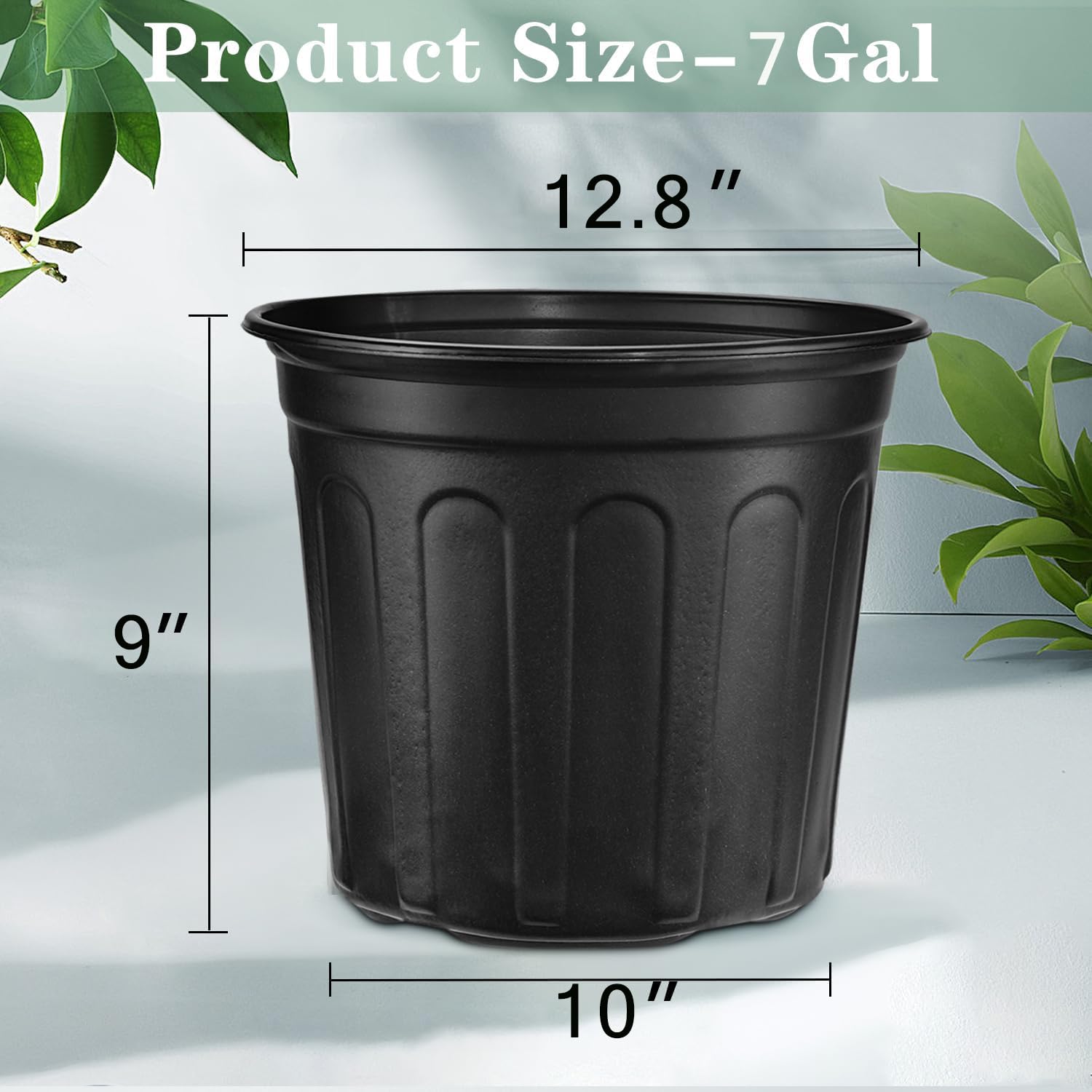 RAOOKIF close-up of rim and flexible sides showing easy plant removal benefit