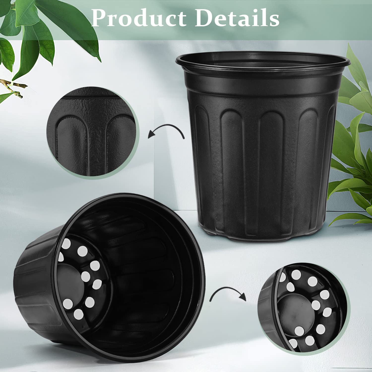 RAOOKIF pots with vegetables in garden illustrating practical growing use
