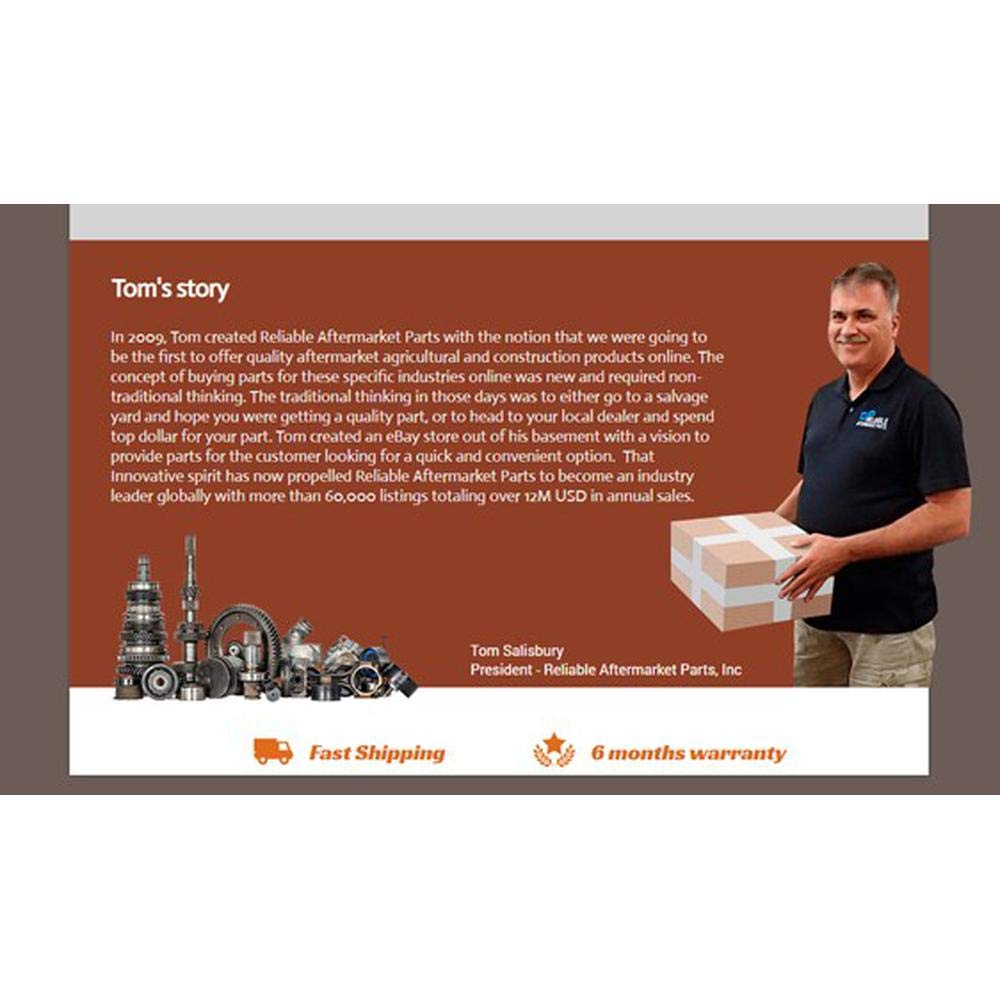 RAPartsinc product label with replacement part number for easy identification