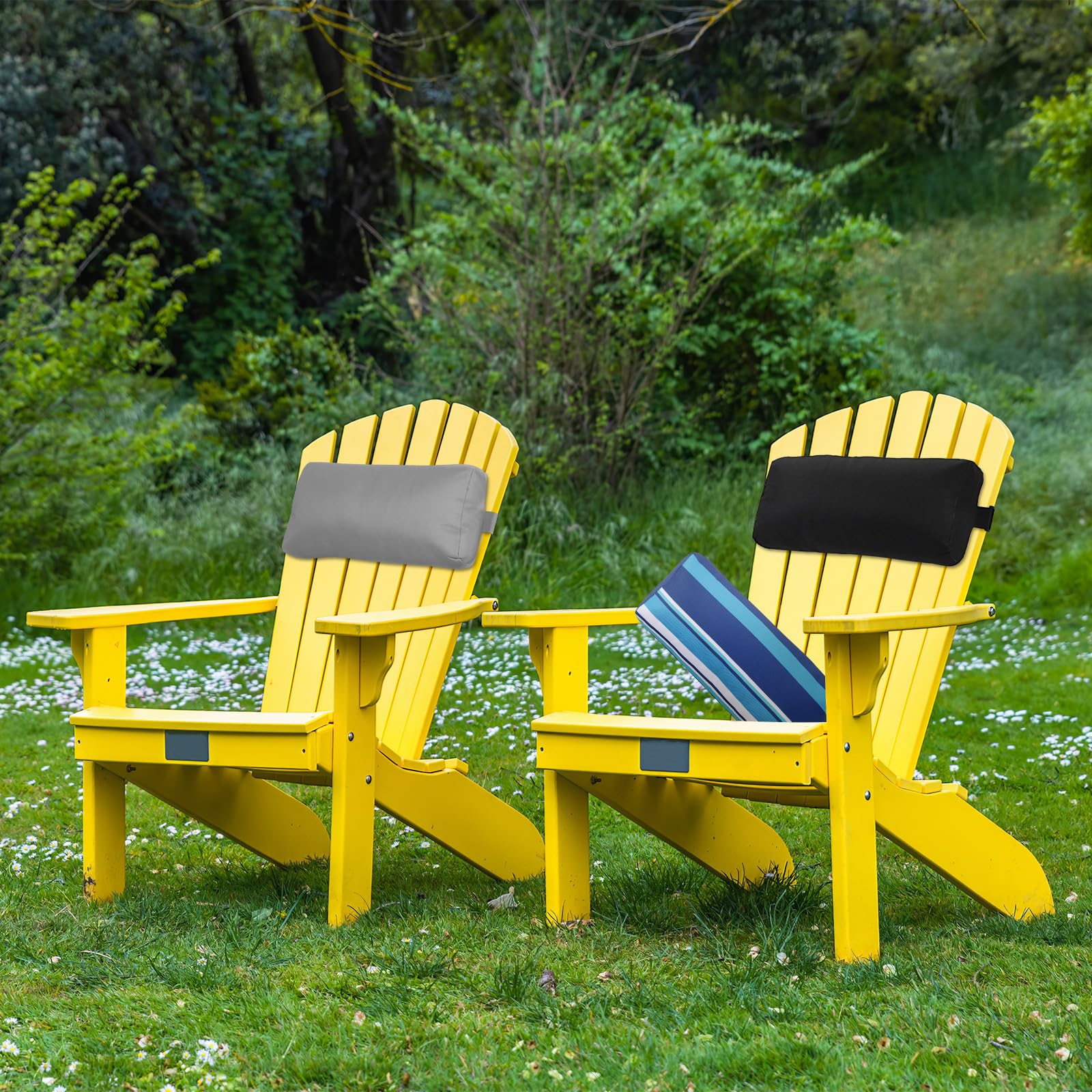 Rasugarlary on beach lounger in use showing stable support outdoors