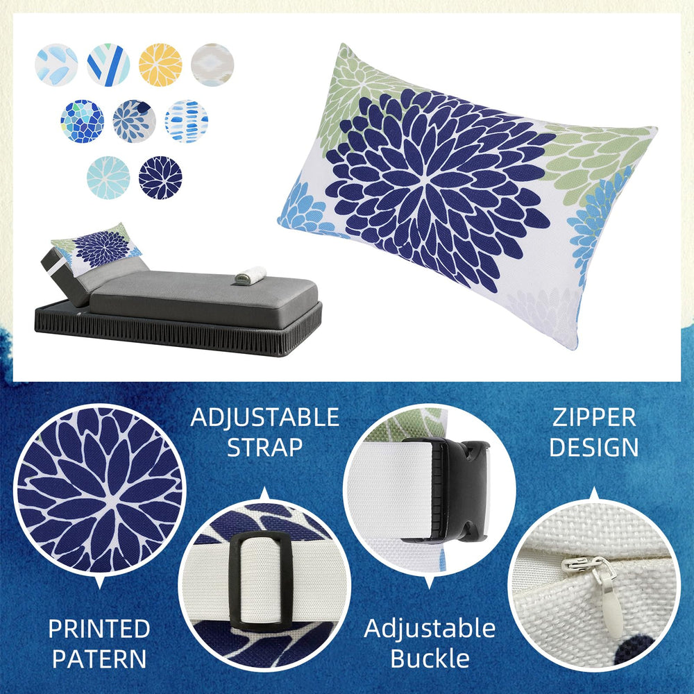 rasugarlary pillow on pool chair illustrating splash-resistant convenience