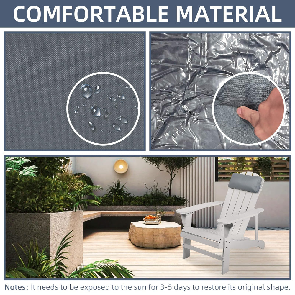 rasugarlary pillow on patio chaise lounge adding head support and relaxed outdoor comfort