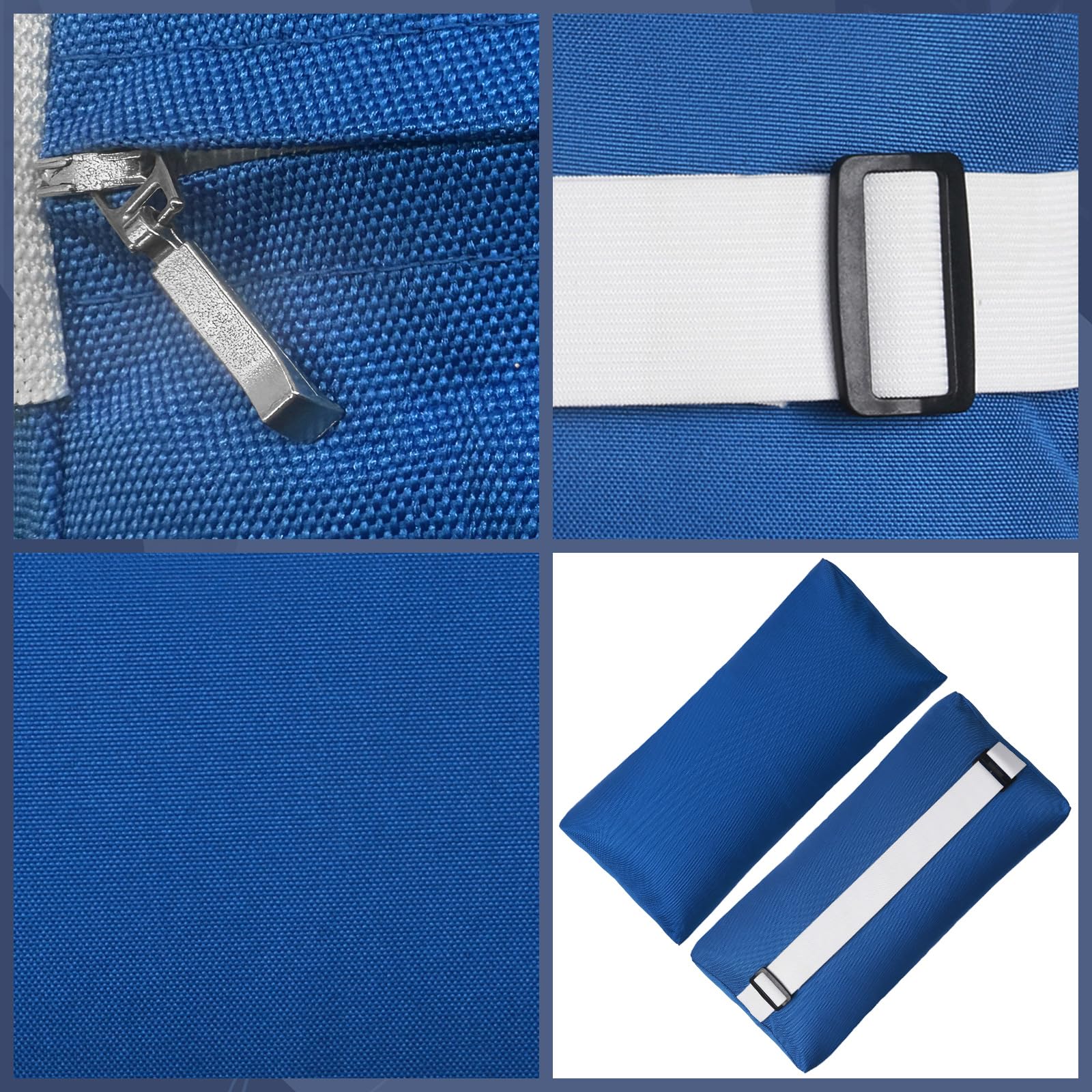 Rasugarlary two pillows placed on patio lounger to show matching pair setup and double comfort