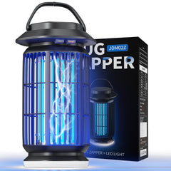 Ratoge front view showing LED and zapper for quiet insect control