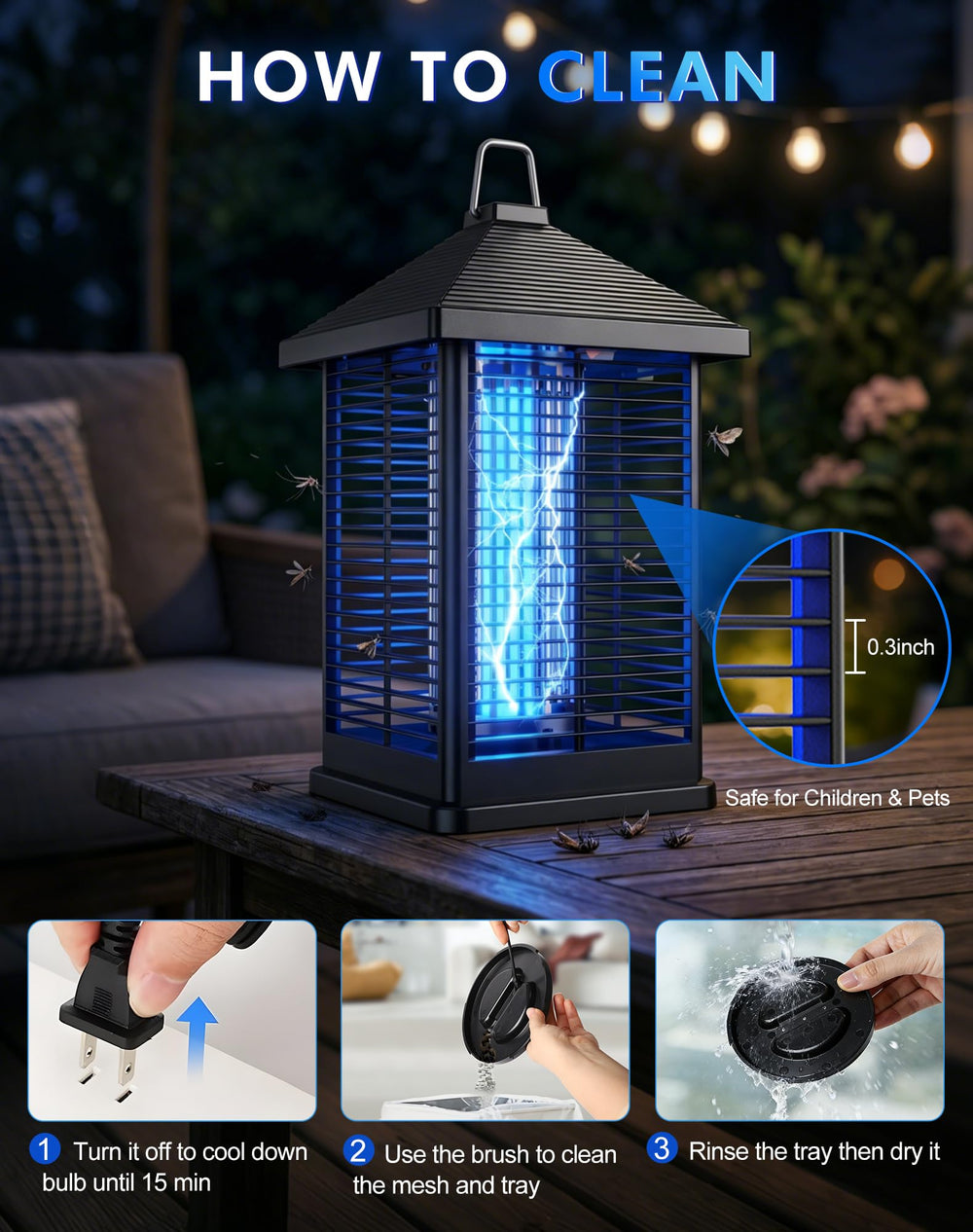 RATOGE under light rain showing IPX4 splashproof durability