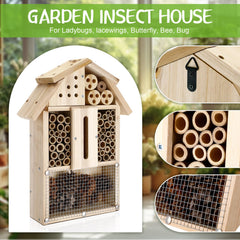 RattanView compartment detail showing varied fillings to attract different insects