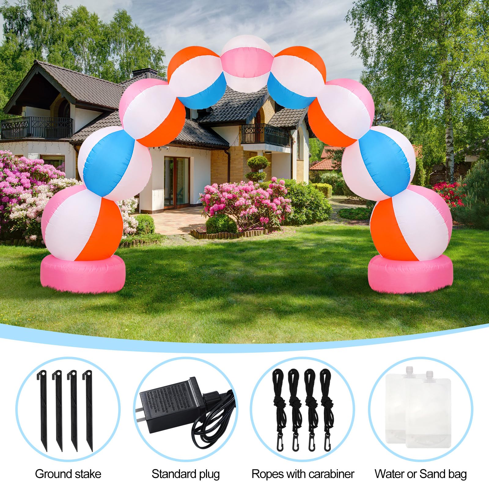 RattanView included inflation equipment for fast, easy setup