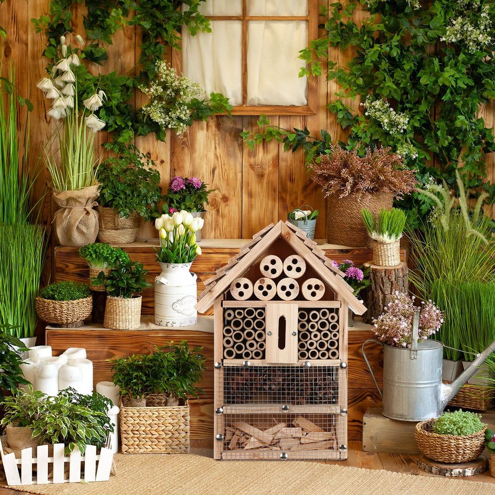 RattanView layout of screws, glue, brushes and boxes demonstrating ready-to-build convenience