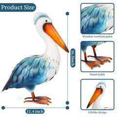 Ratuor pelican side profile highlighting lifelike posture and balance