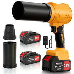 RAXONE front view showing compact blower and nozzle, easy storage benefit