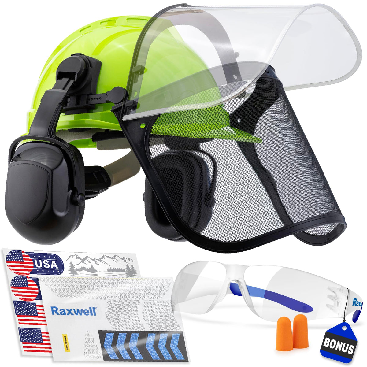 Raxwell helmet front view showing stable fit and protection benefits