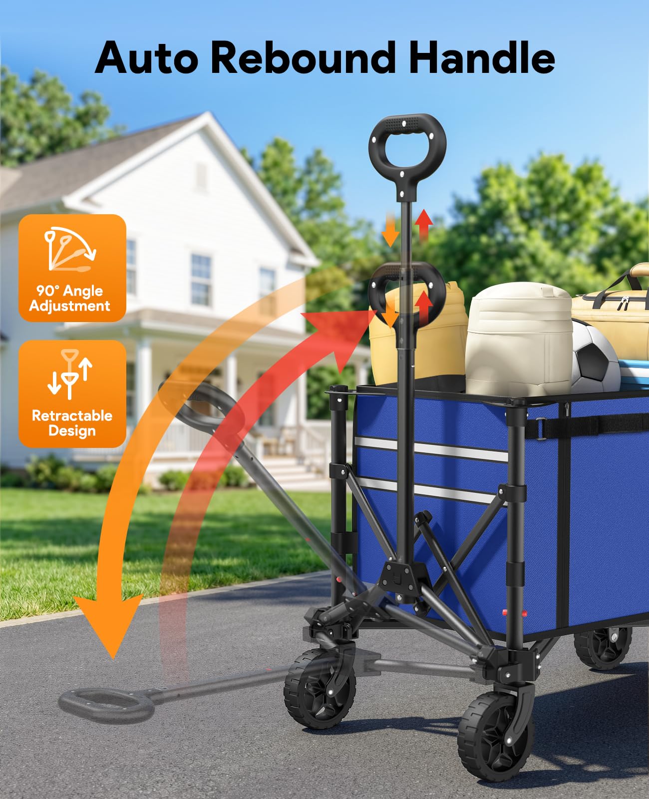 Raynesys compact folded in car trunk showing space-saving convenience