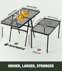 raynesys hexagonal steel leg close-up for enhanced strength and stability