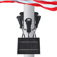 RAYSLIT front view showing lamp head and bracket, clear mounting benefit