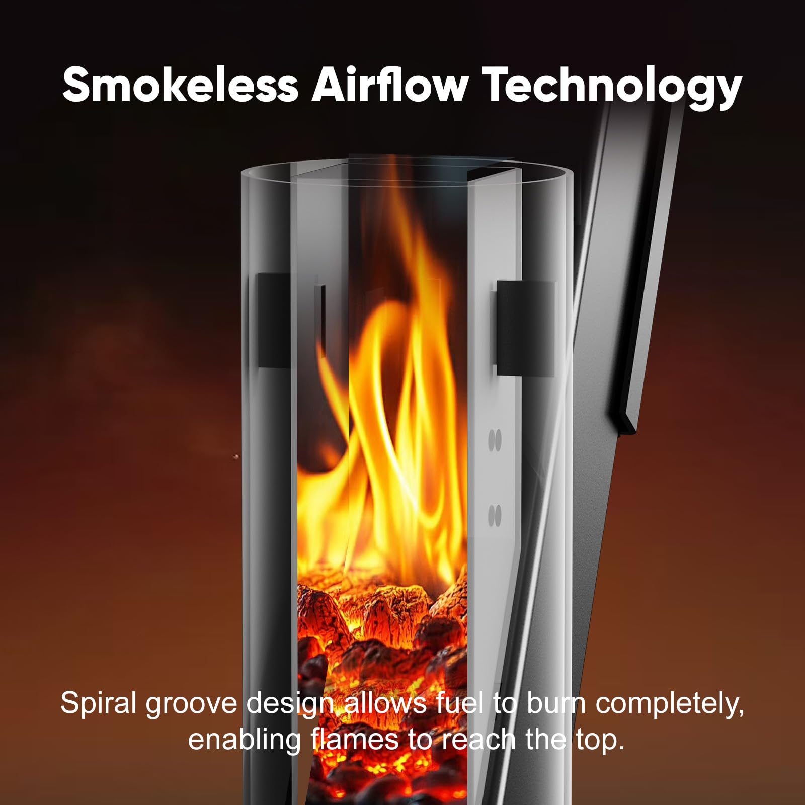 Rayzi removed ash tray showing contained residue and simple cleanup benefit