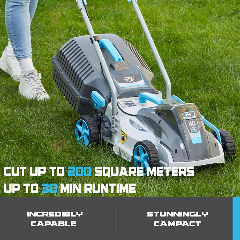 RB 4.0Ah battery and fast charger with quick charging benefit