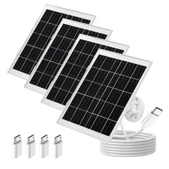 RCBCH solar panel front view showing compact weatherproof design and reliable charging