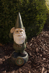 RCS Gifts side profile showing gnome texture and durable polyresin finish benefit