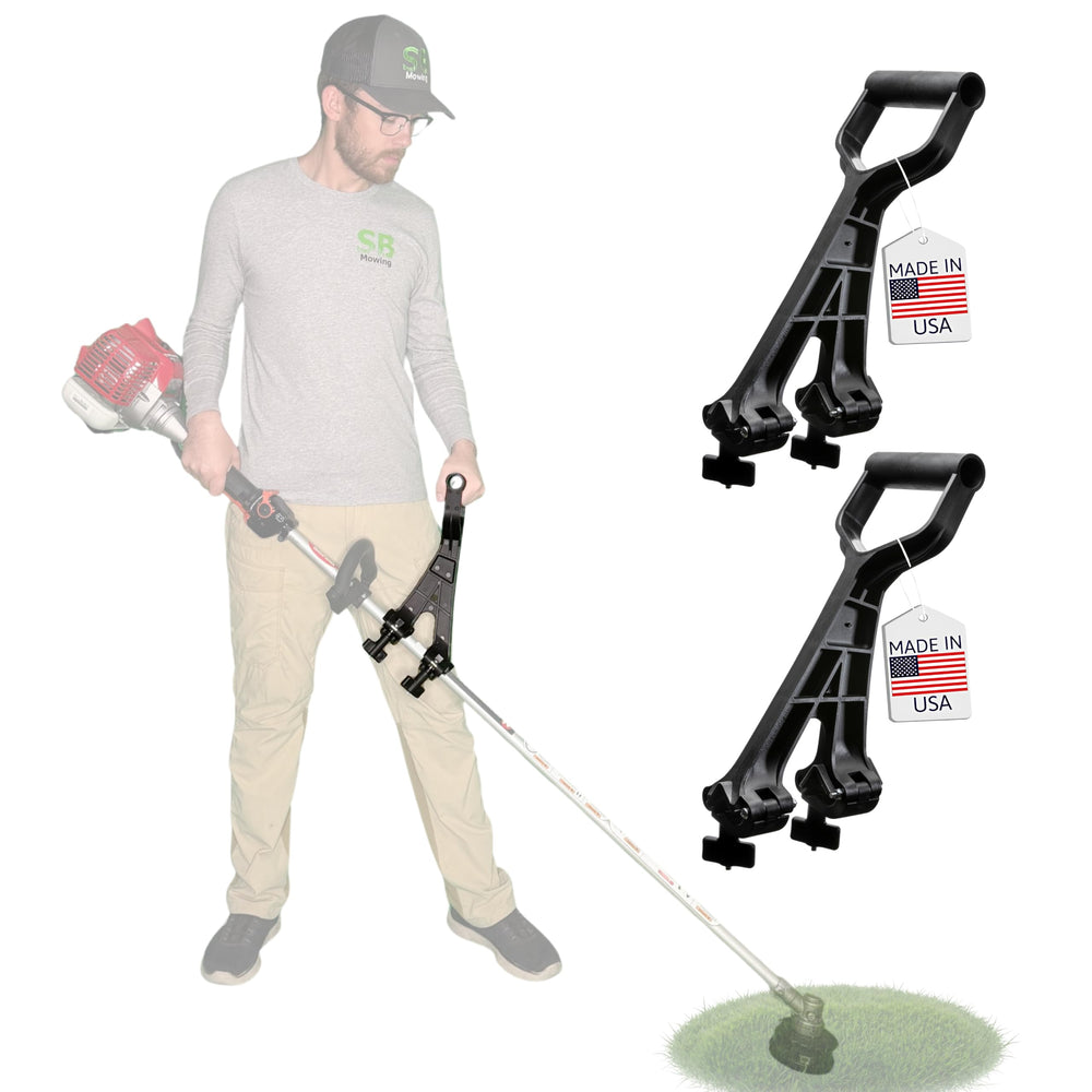 Reach Right front view of handle attachment showing brand and ergonomic benefit