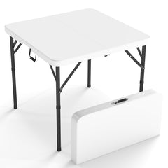 Real Relax folded front view showing compact transport and easy storage