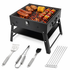 Realcook briefcase closed for compact transport and quick storage