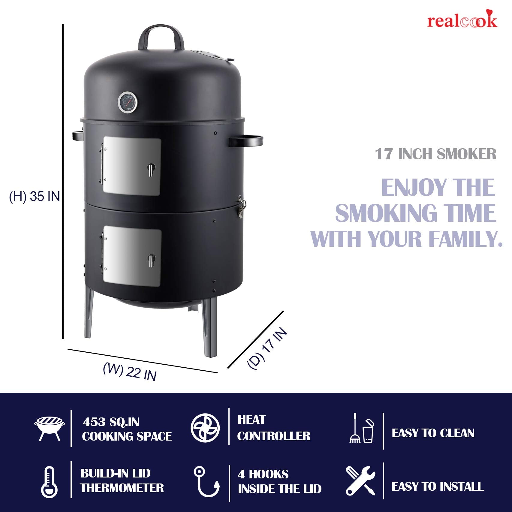 Realcook heat-resistant bakelite handles and latch locking system for safe handling