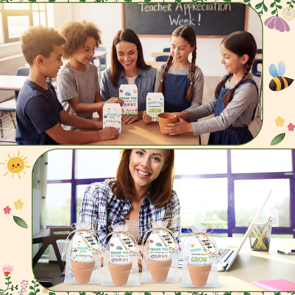 Reallnaive classroom gift table displaying multiple favors ideal for teacher appreciation