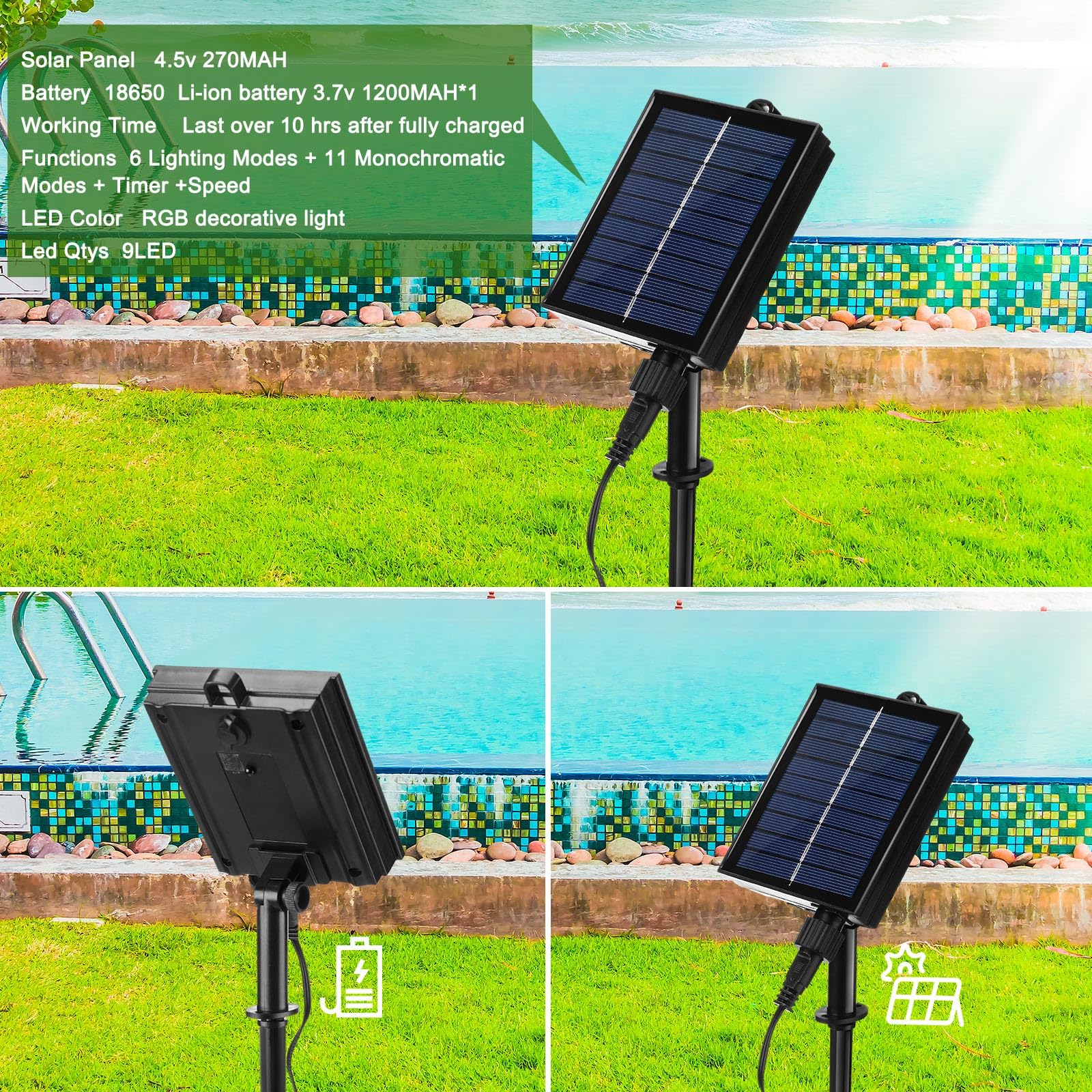 Reallnaive fountain installed in a pool demonstrating water circulation benefits