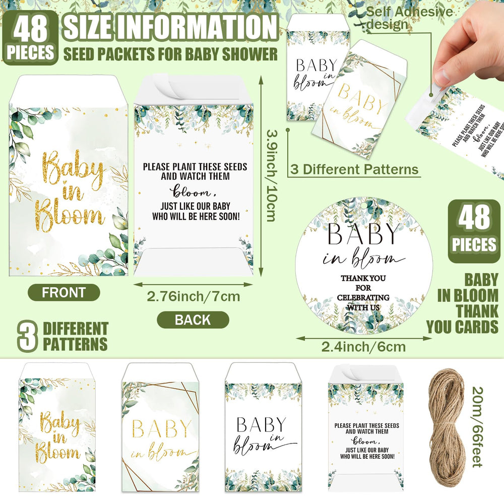 Reallnaive organza bag with pot and packet assembled for easy guest gifting