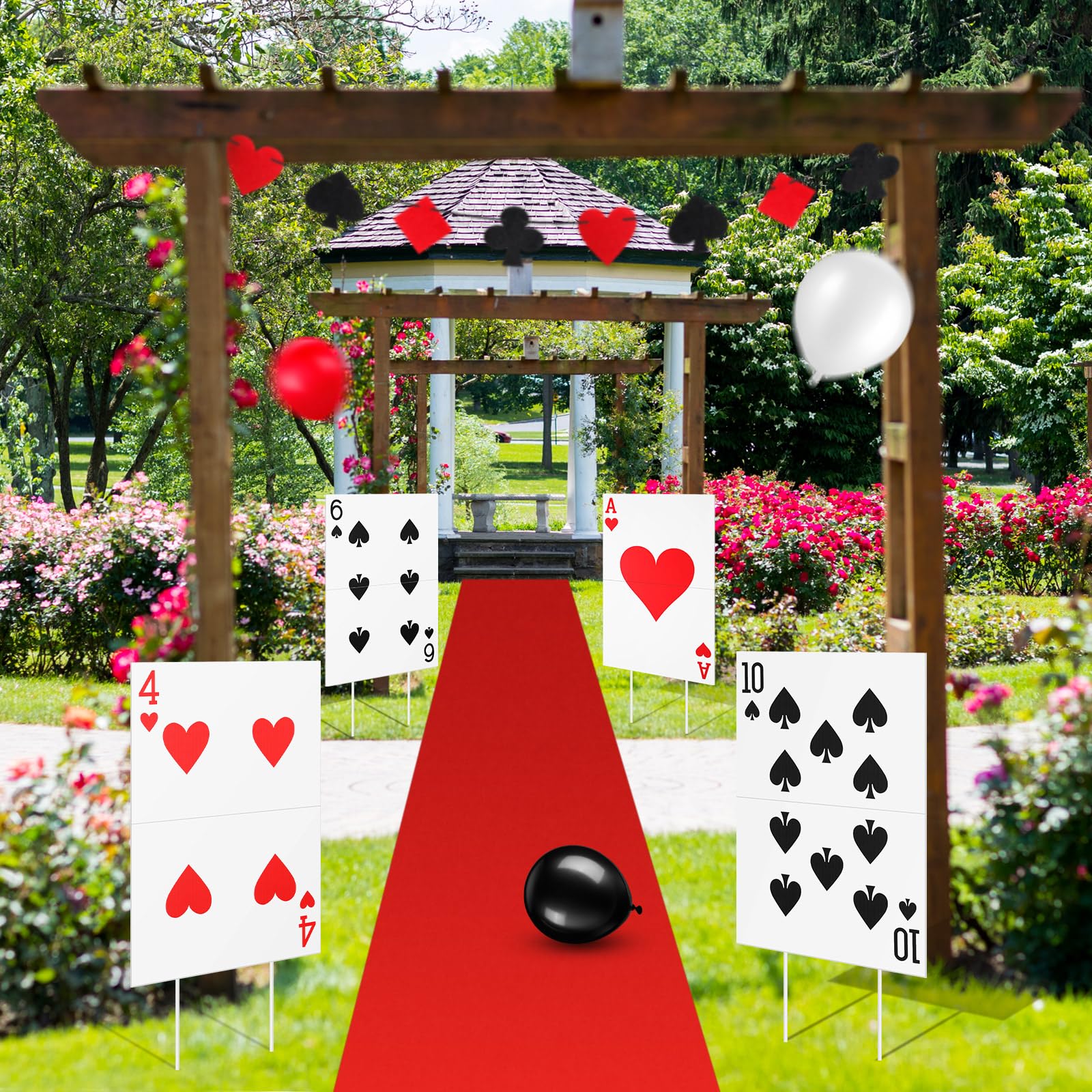 Reallnaive party entrance lifestyle shot showing dramatic casino-theme welcome